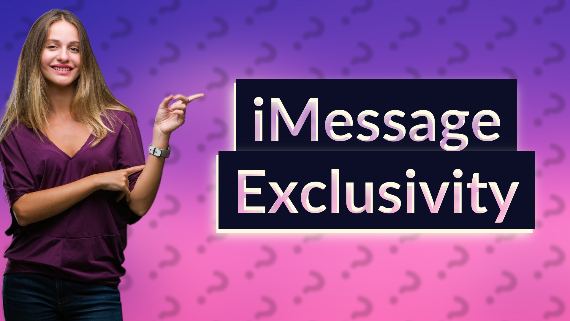 iMessage Exclusivity