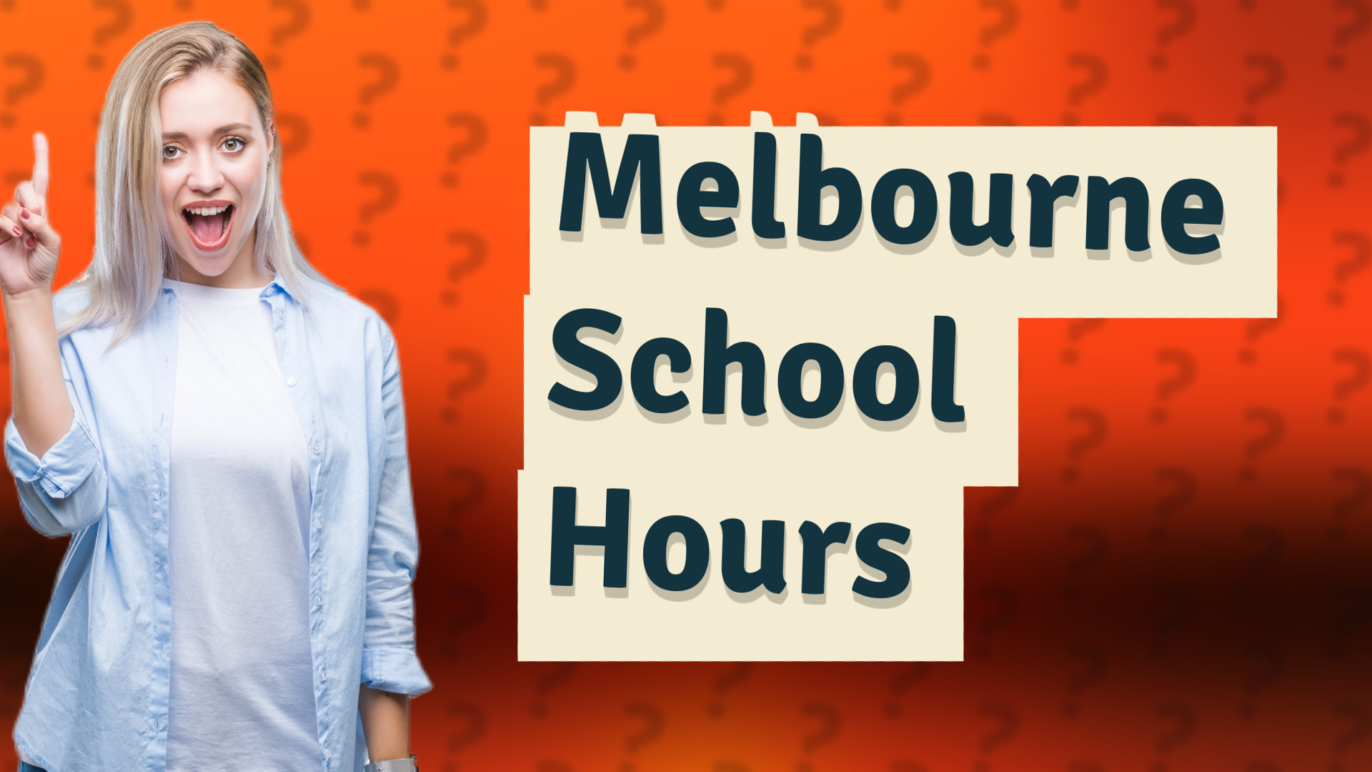 Melbourne School Hours