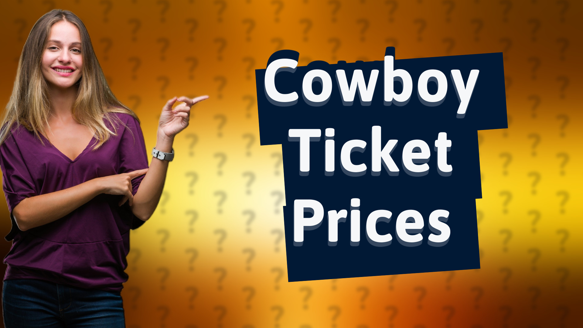 Cowboy Ticket Prices
