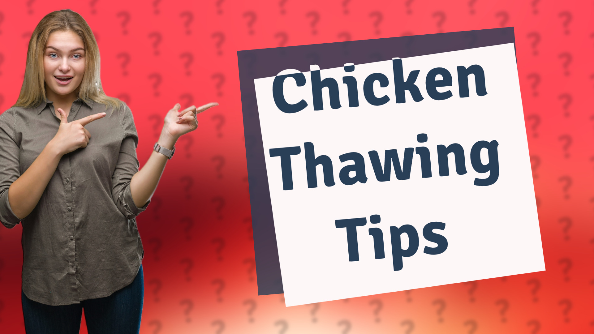 Chicken Thawing Tips