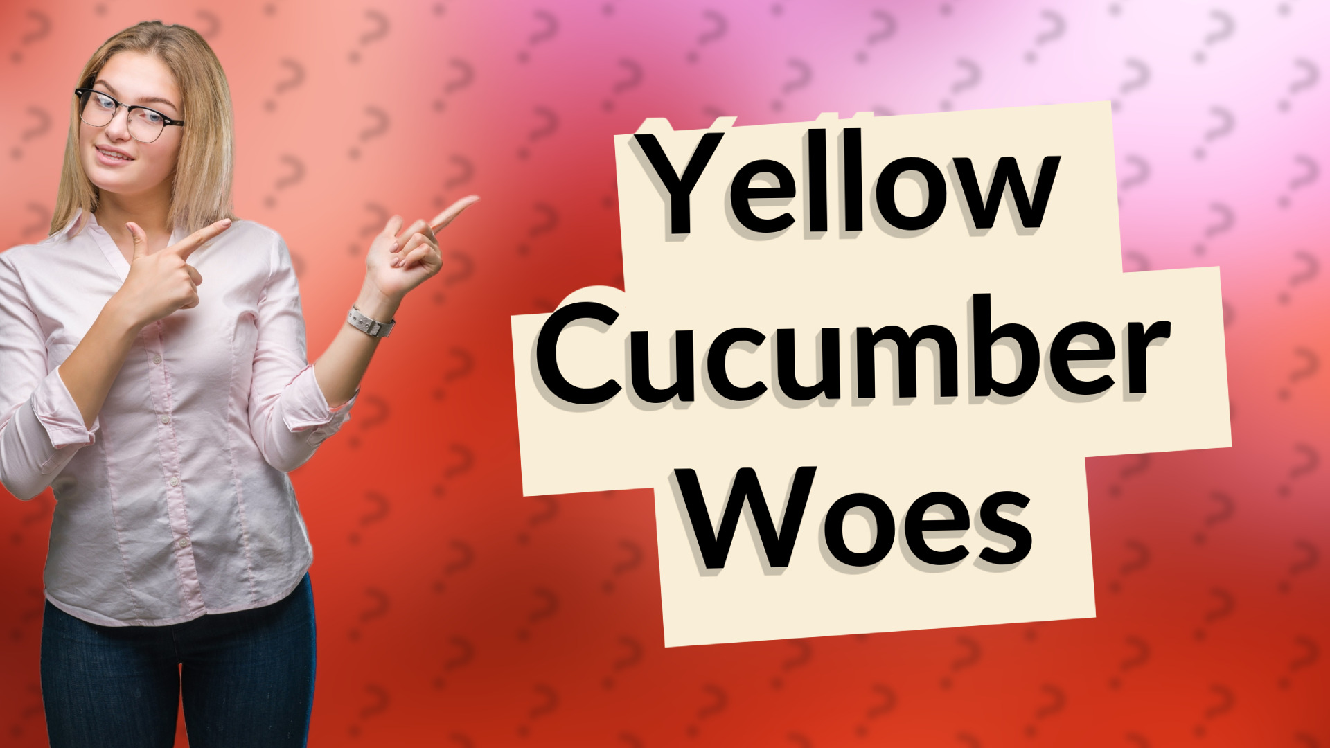 Yellow Cucumber Woes