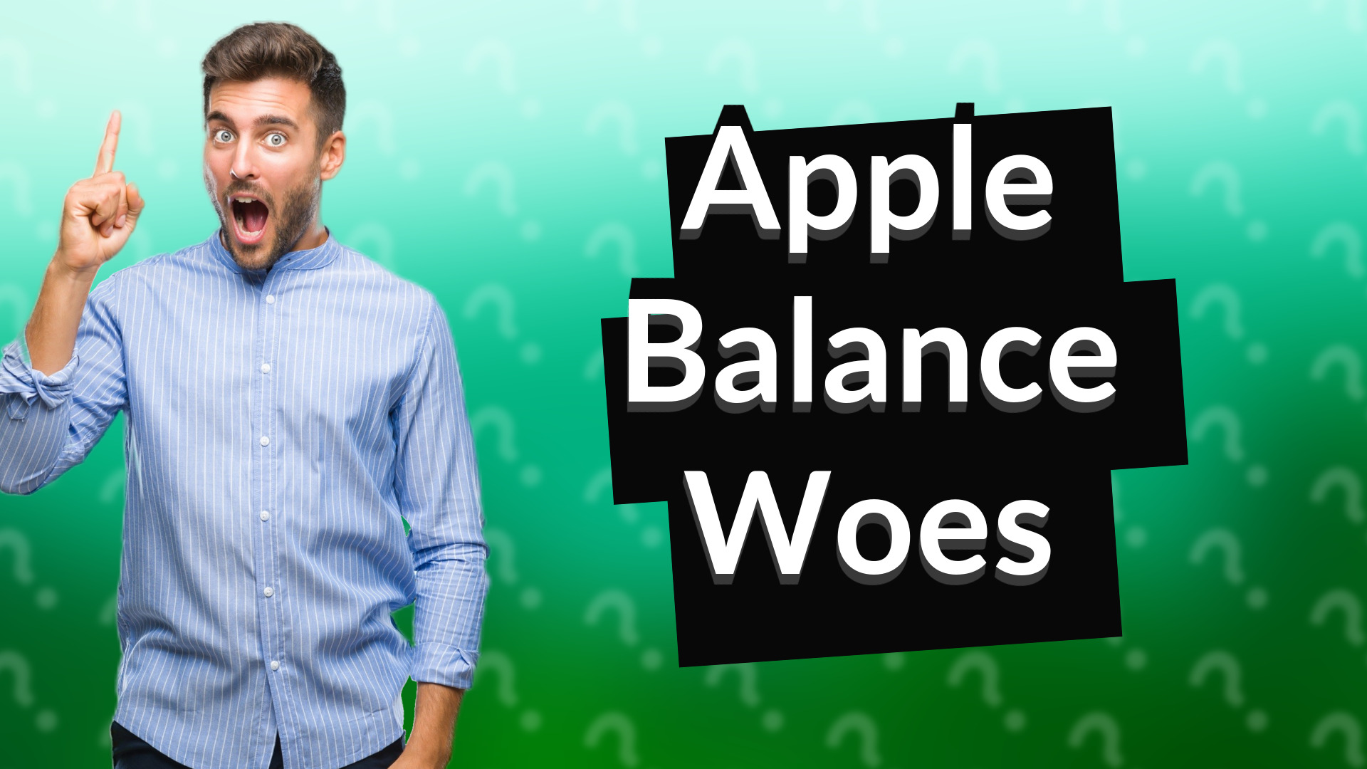 Apple Balance Woes