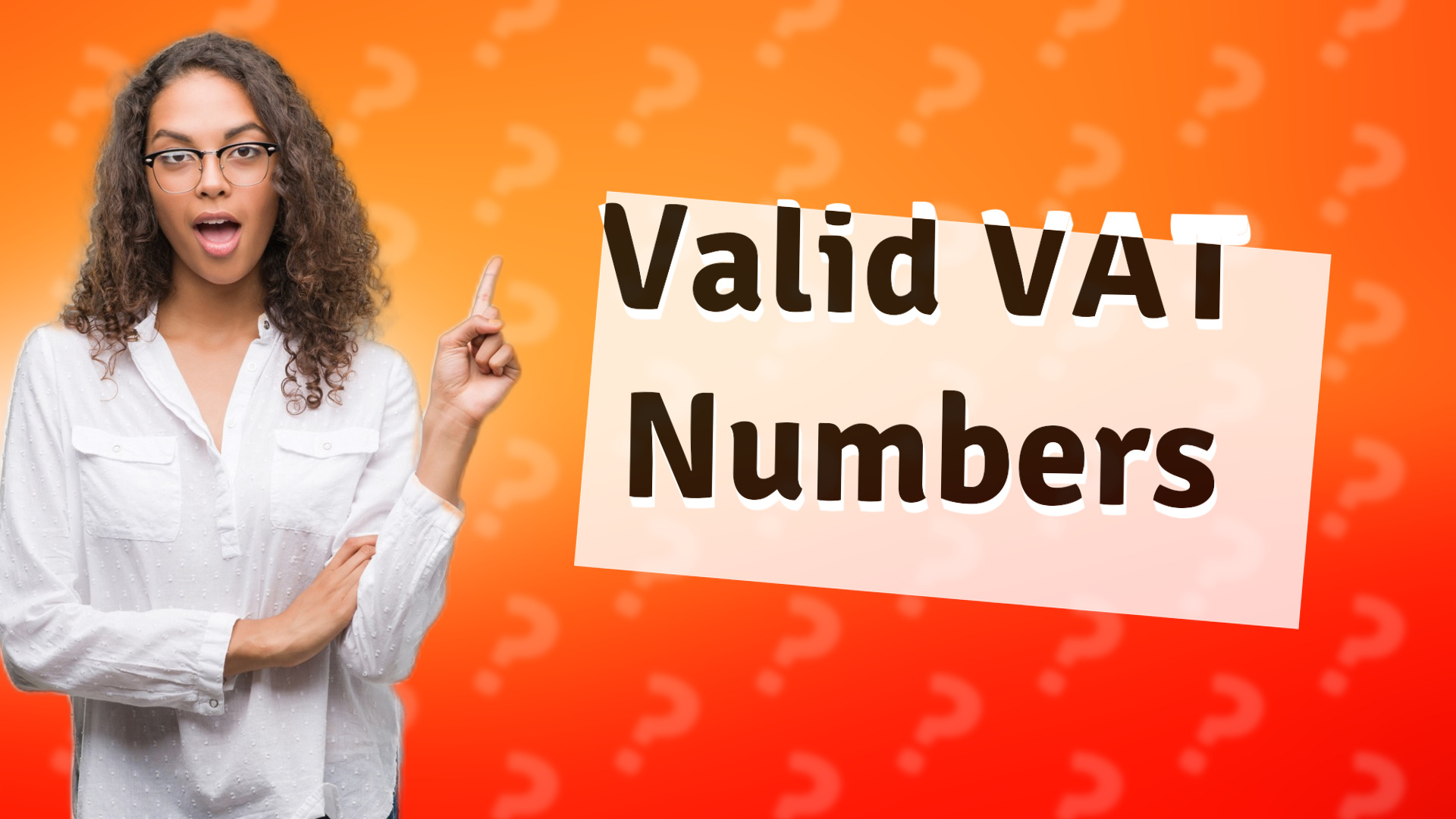 Valid VAT Numbers