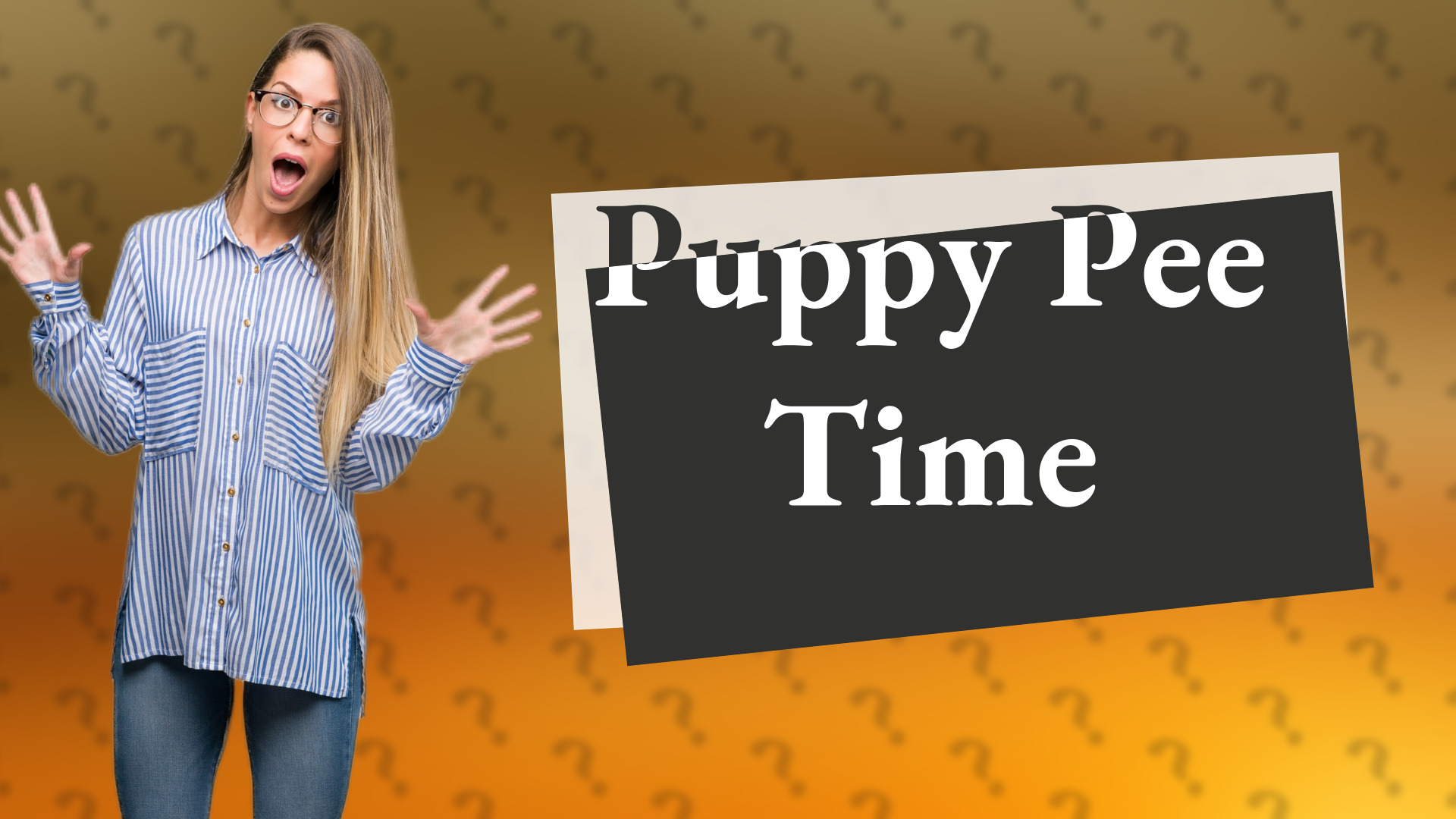Puppy Pee Time