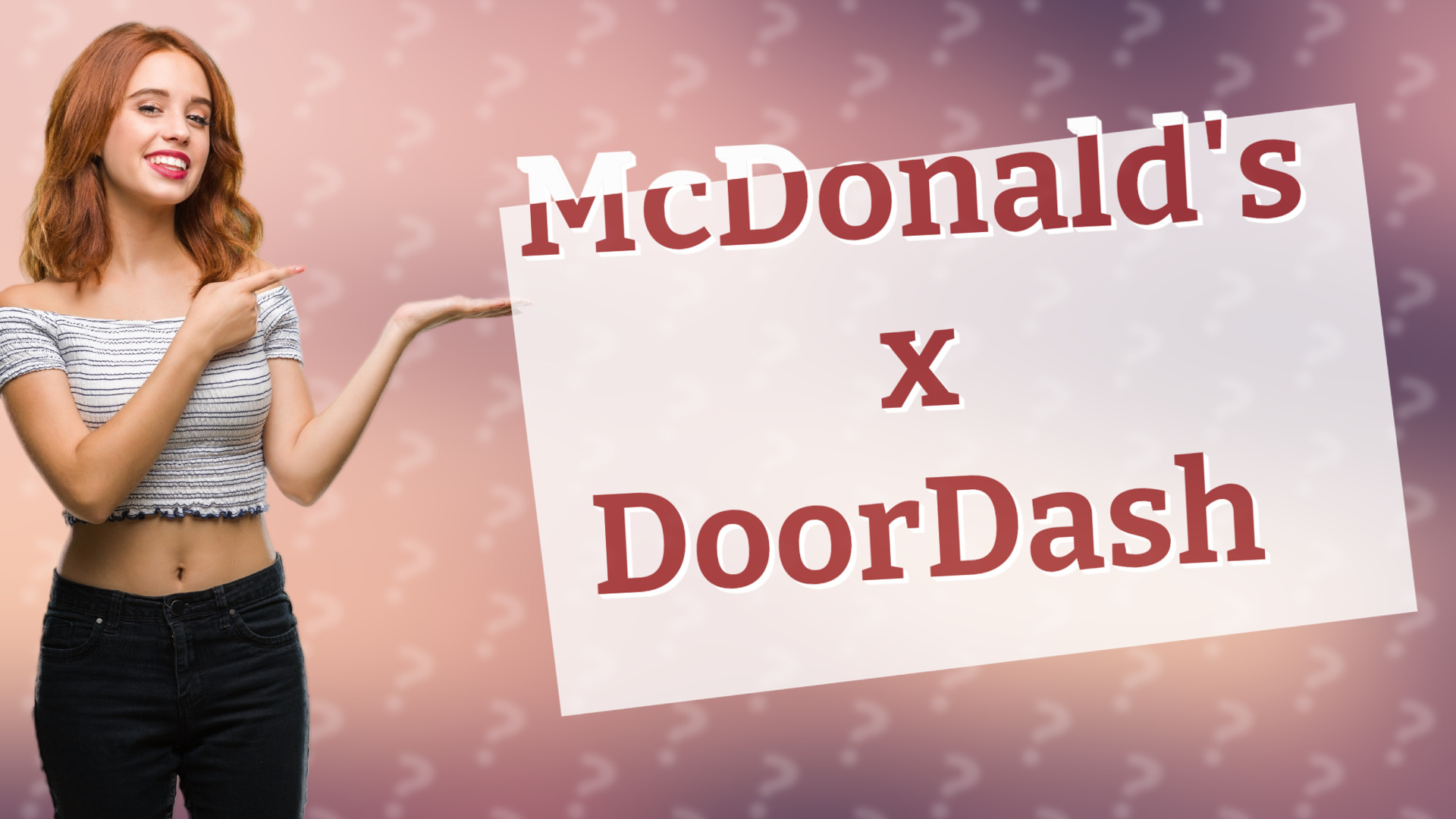McDonald's x DoorDash
