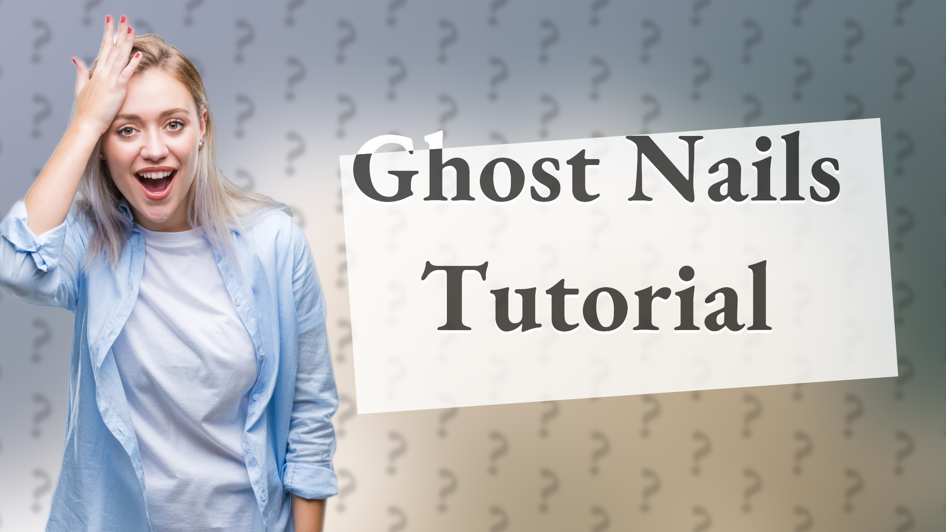 Ghost Nails Tutorial