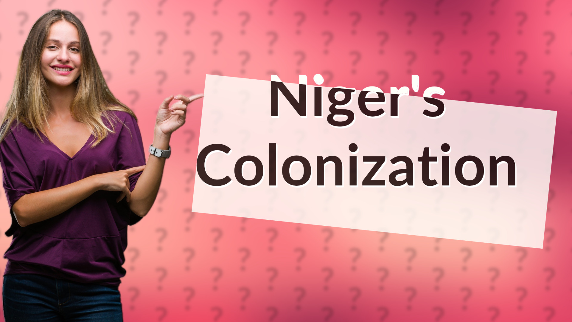 Niger's Colonization