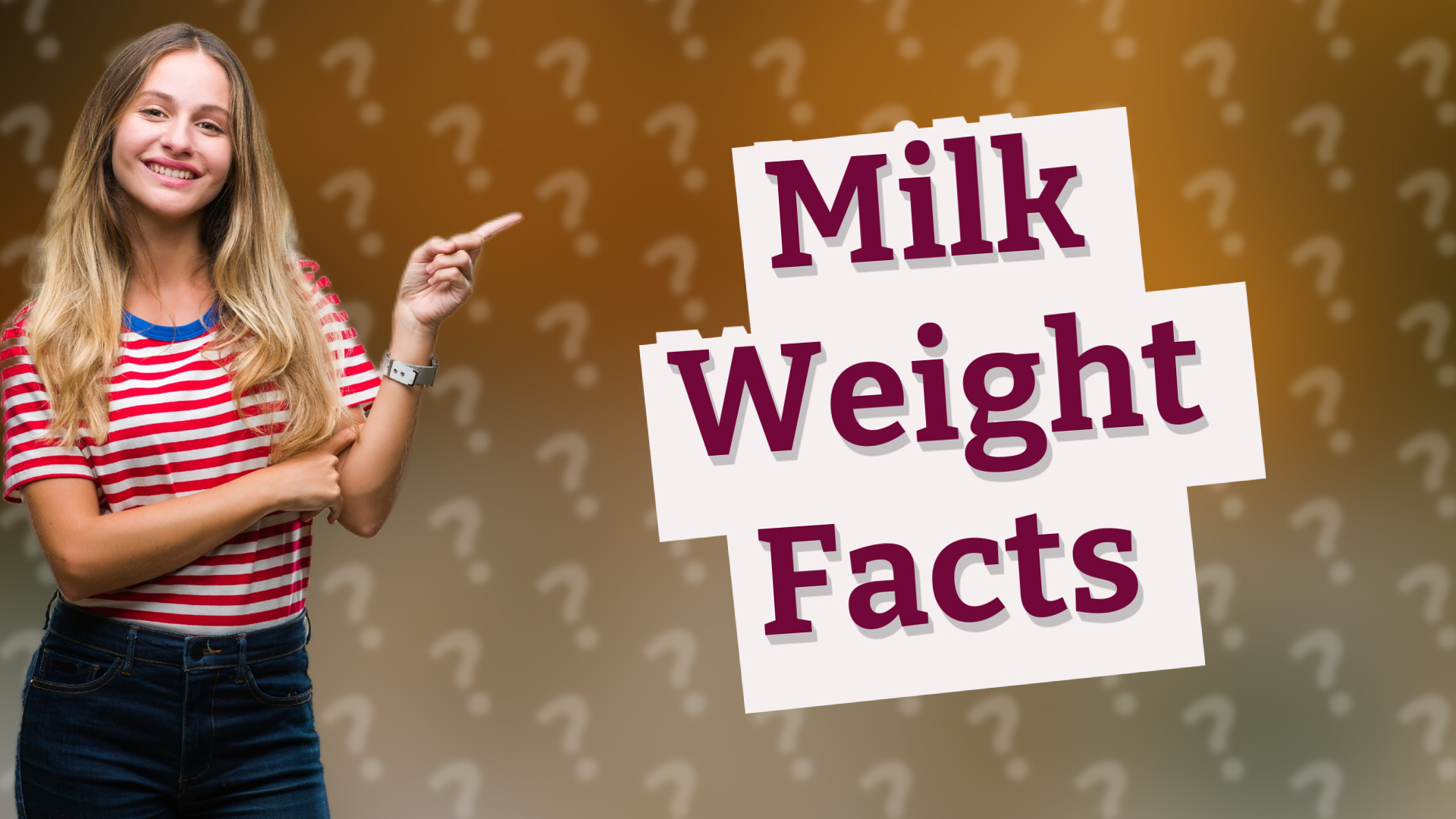 Milk Weight Facts
