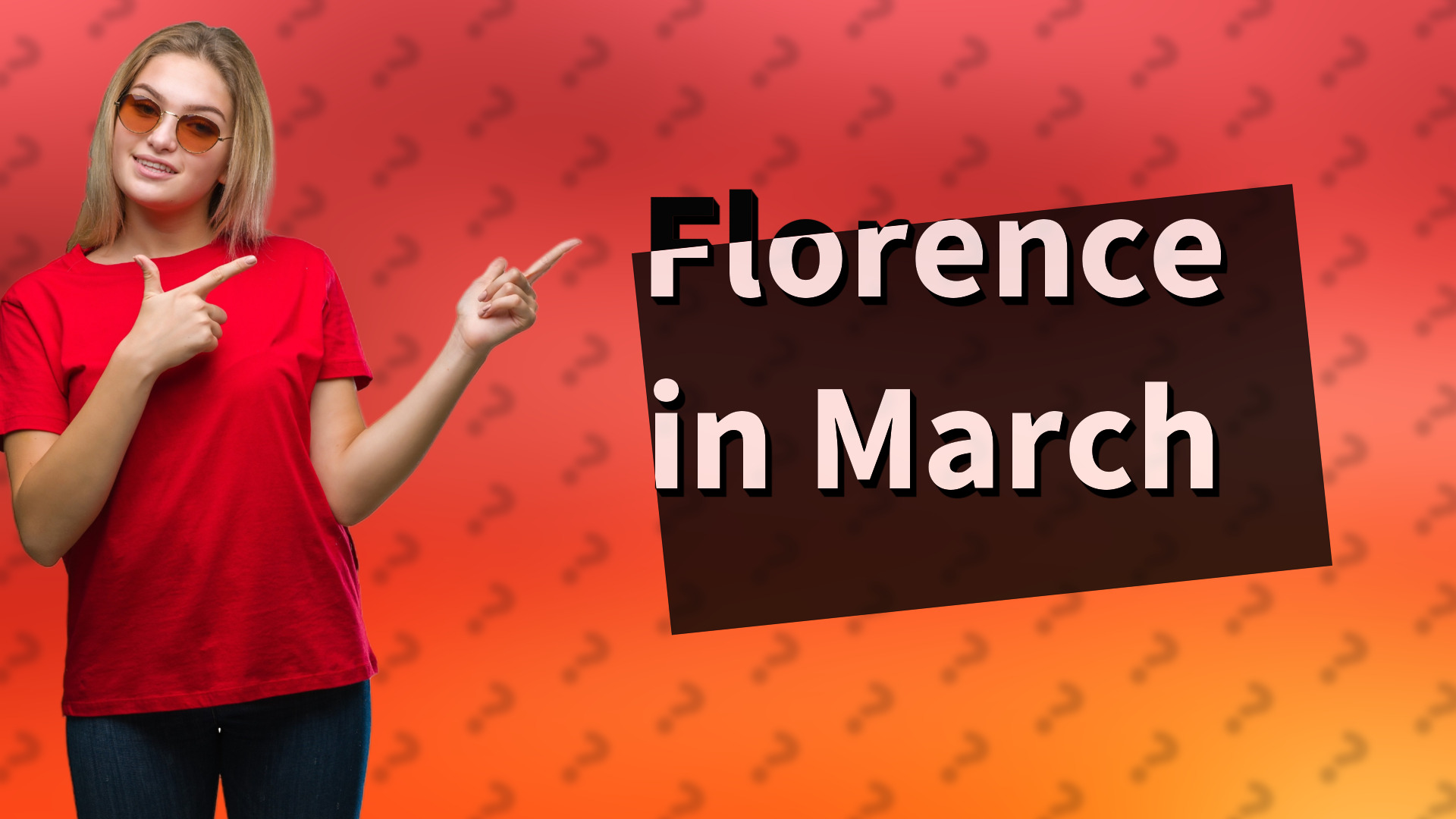 Florence in March