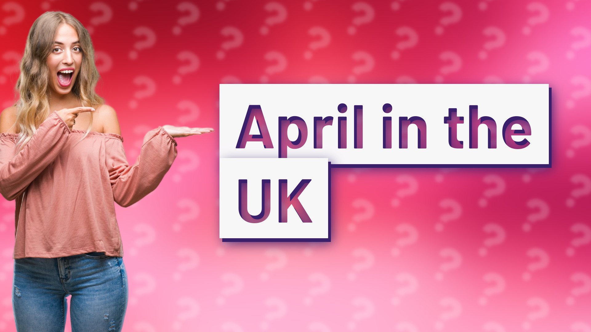 April in the UK