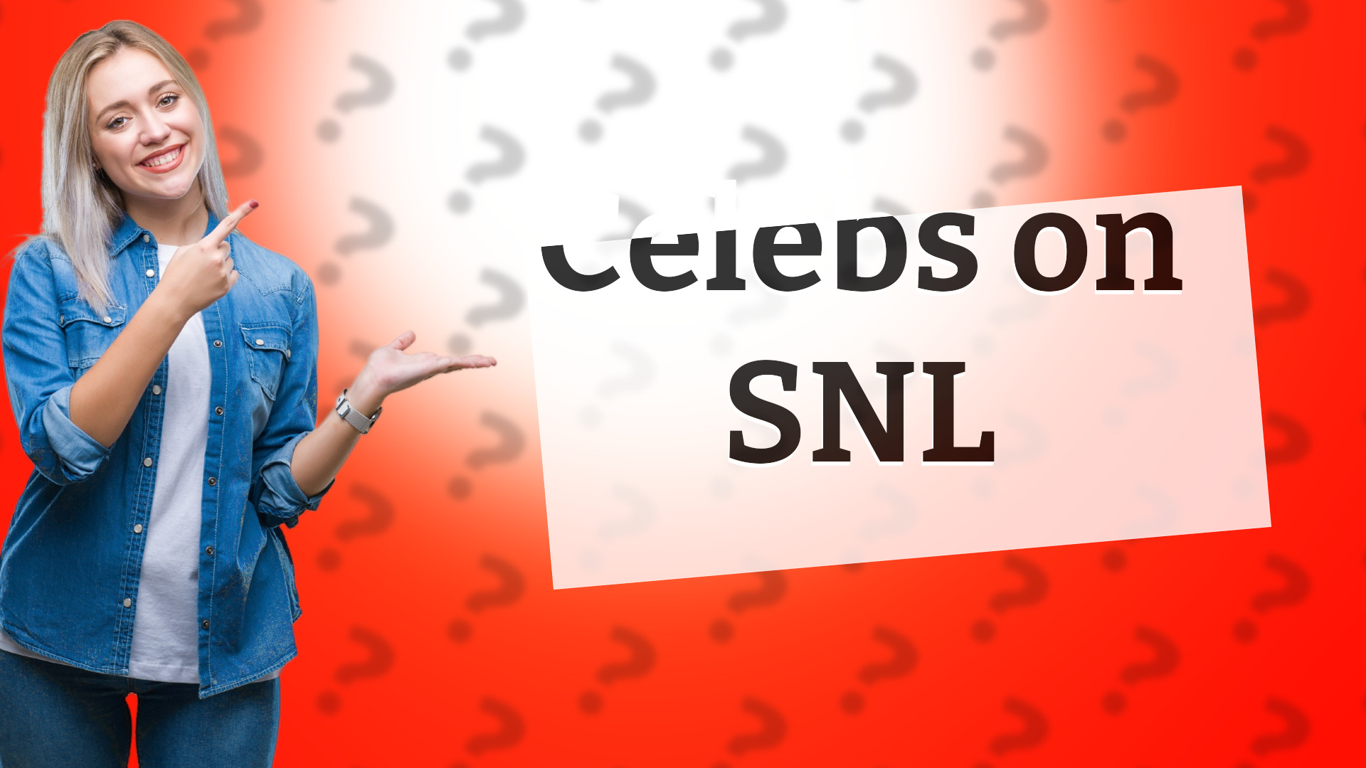 Celebs on SNL