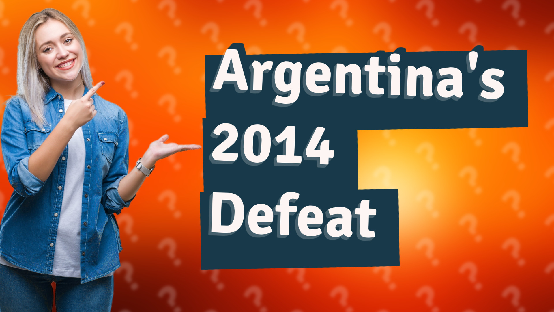 Argentina's 2014 Defeat