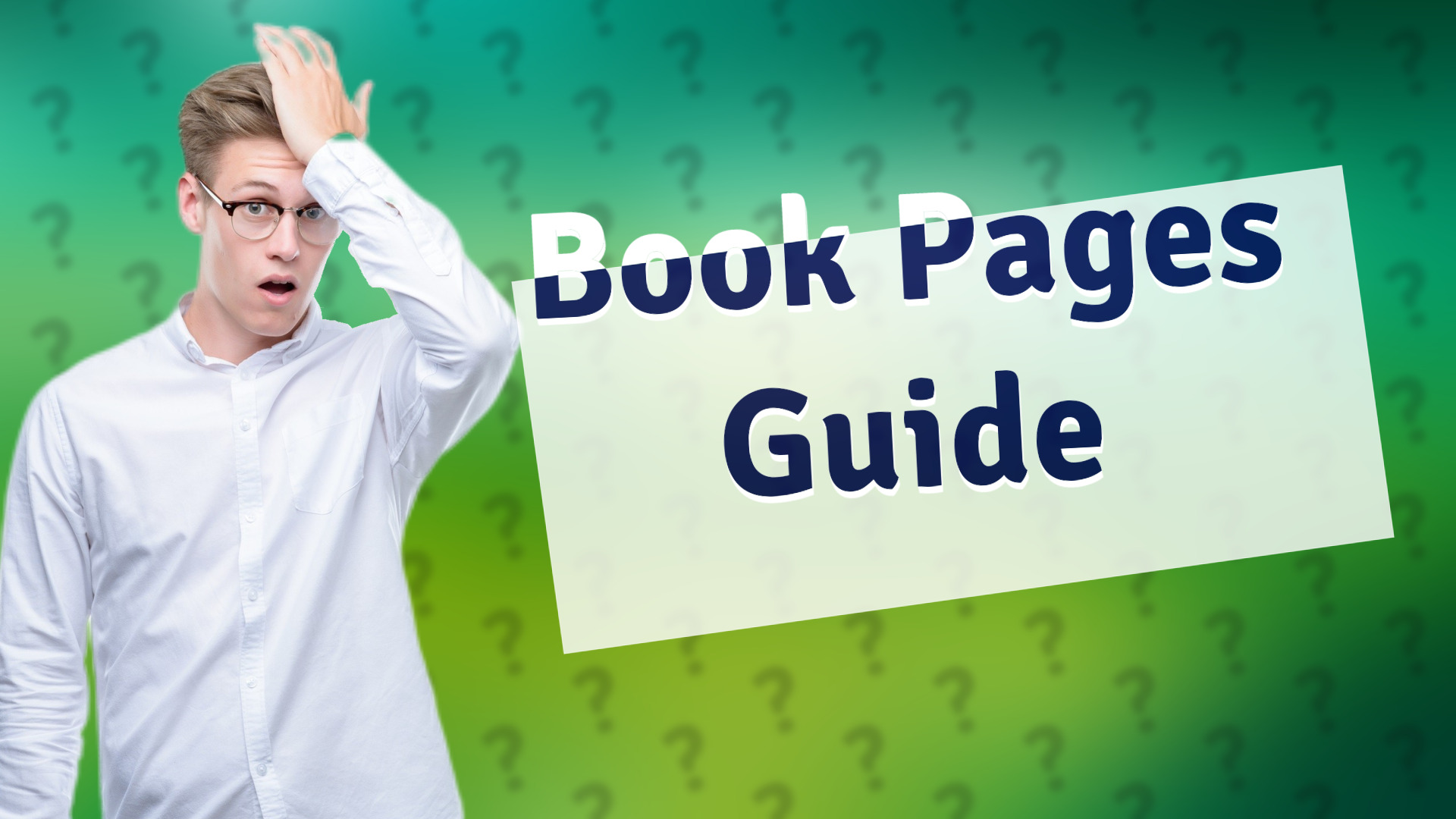 Book Pages Guide