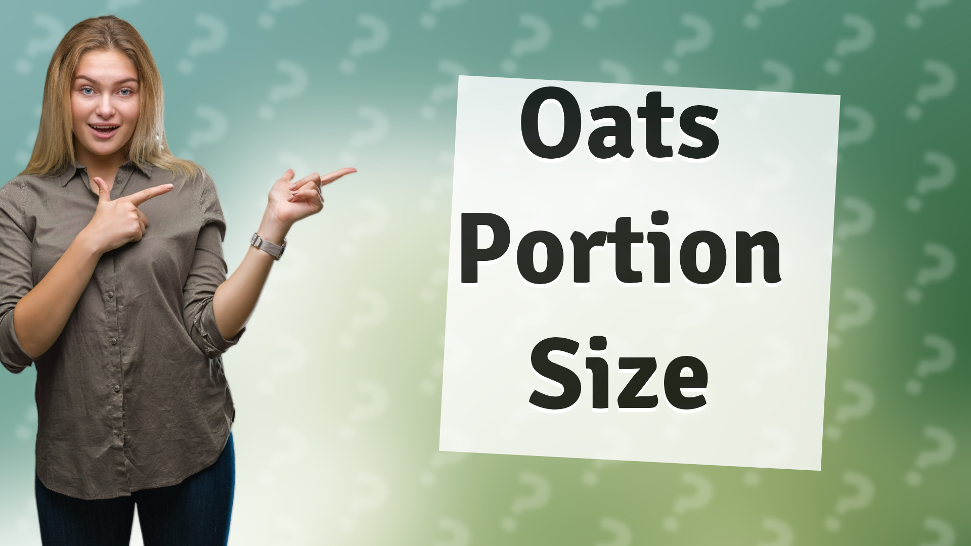 Oats Portion Size