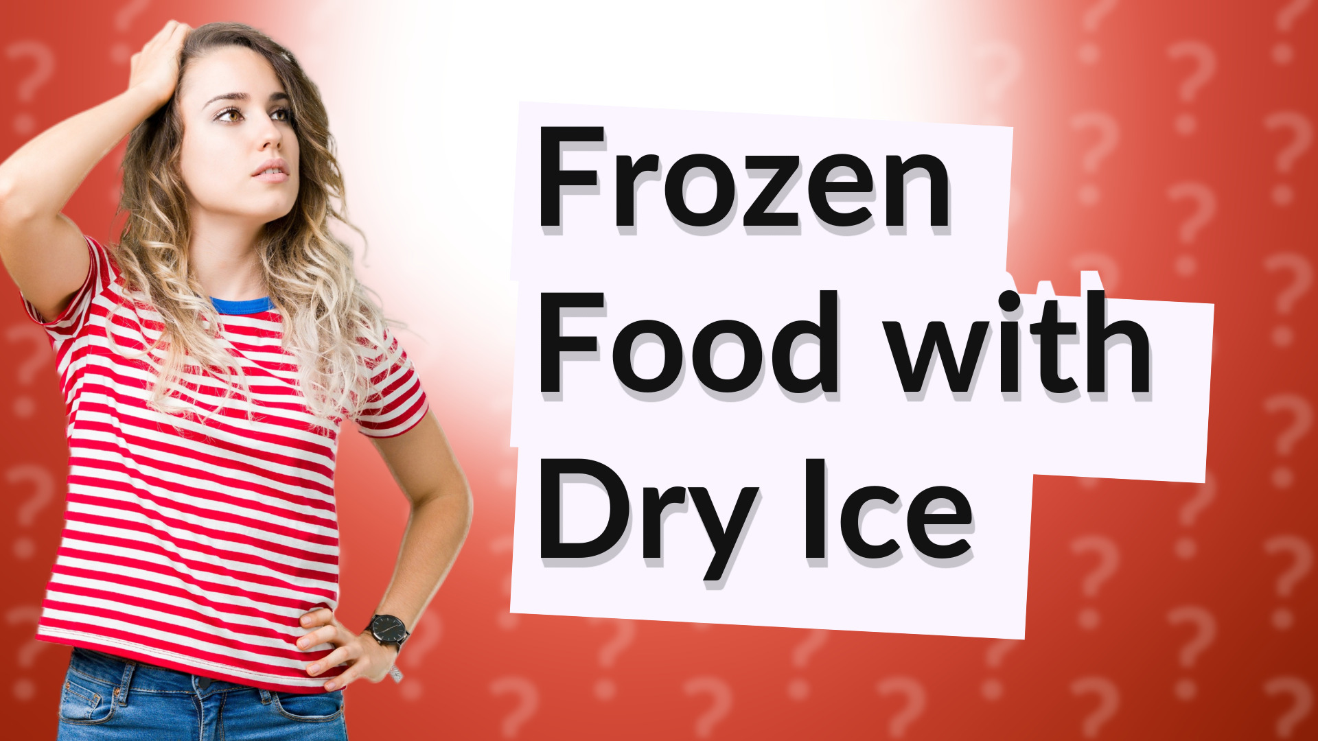 Frozen Food with Dry Ice