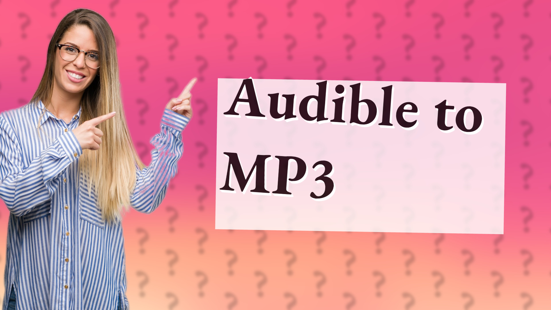 Audible to MP3