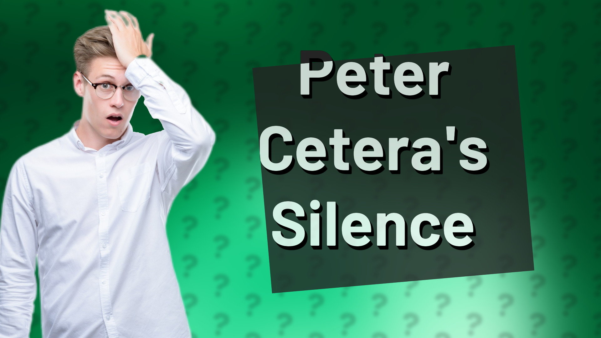Peter Cetera's Silence