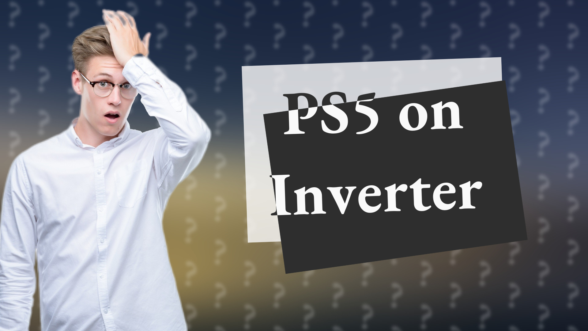 PS5 on Inverter