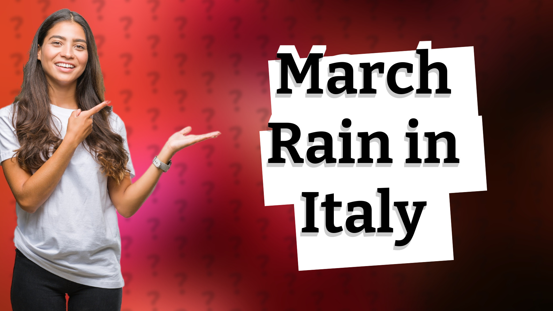 March Rain in Italy
