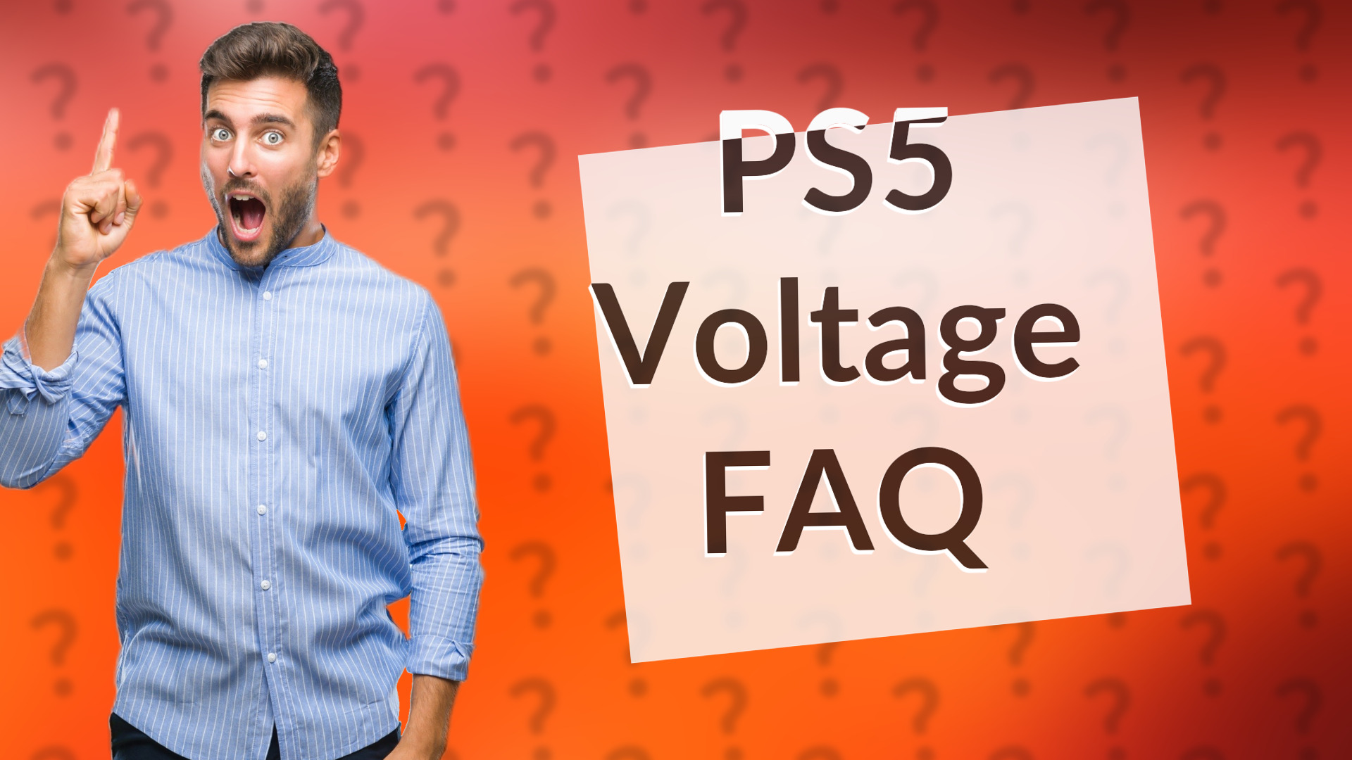 PS5 Voltage FAQ