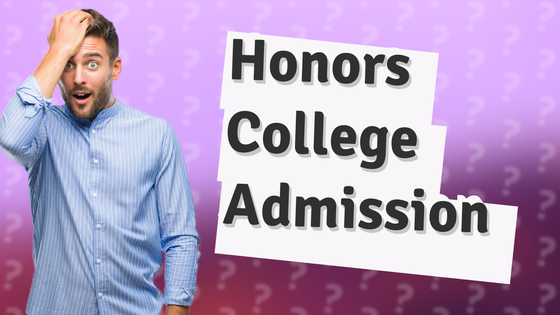 Honors College Admission