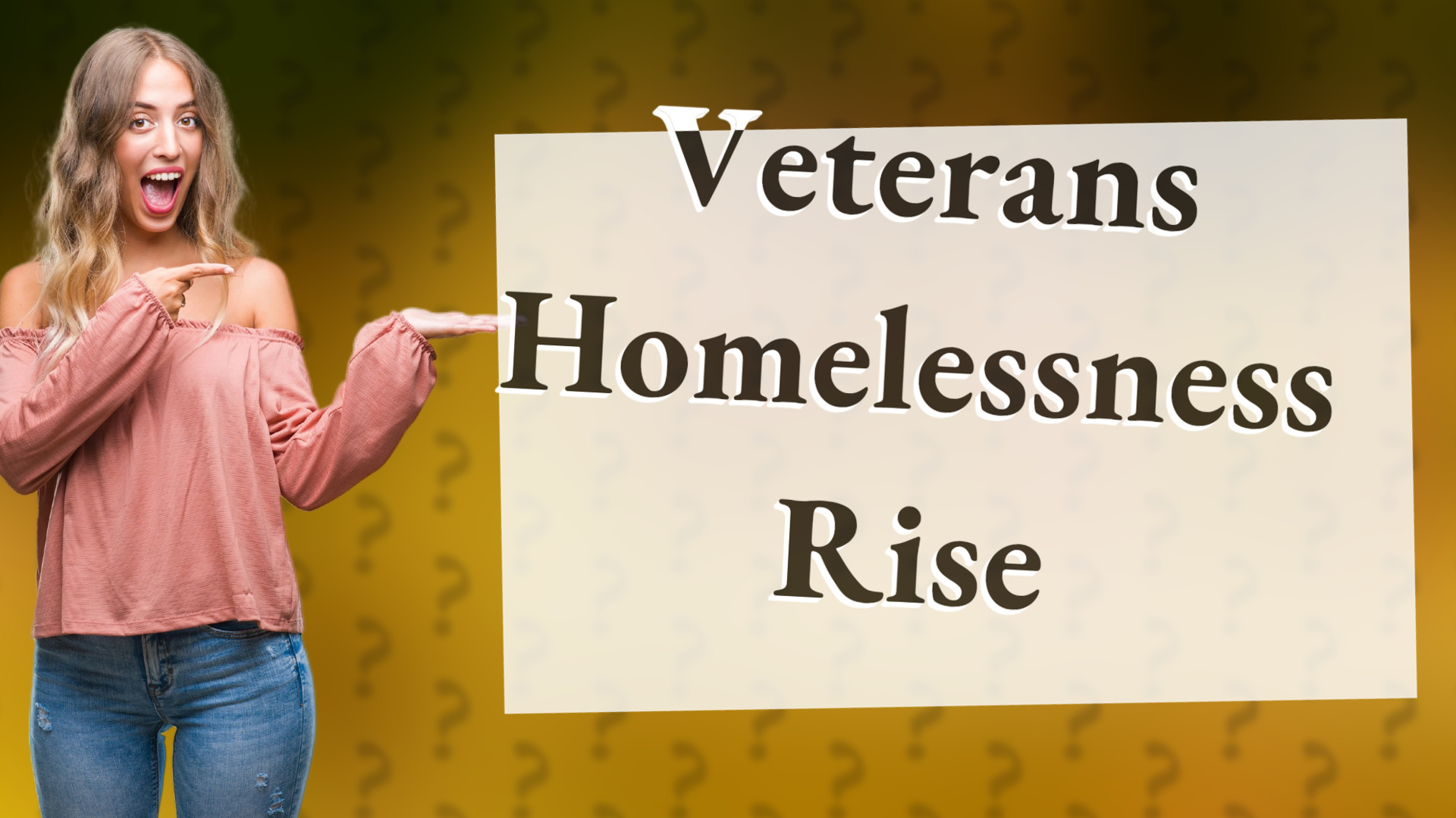 Veterans Homelessness Rise