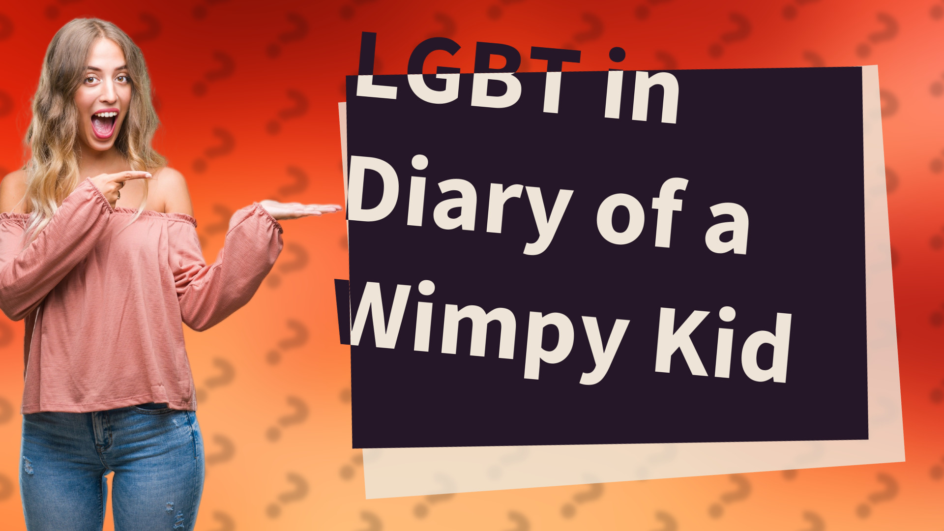 LGBT in Diary of a Wimpy Kid