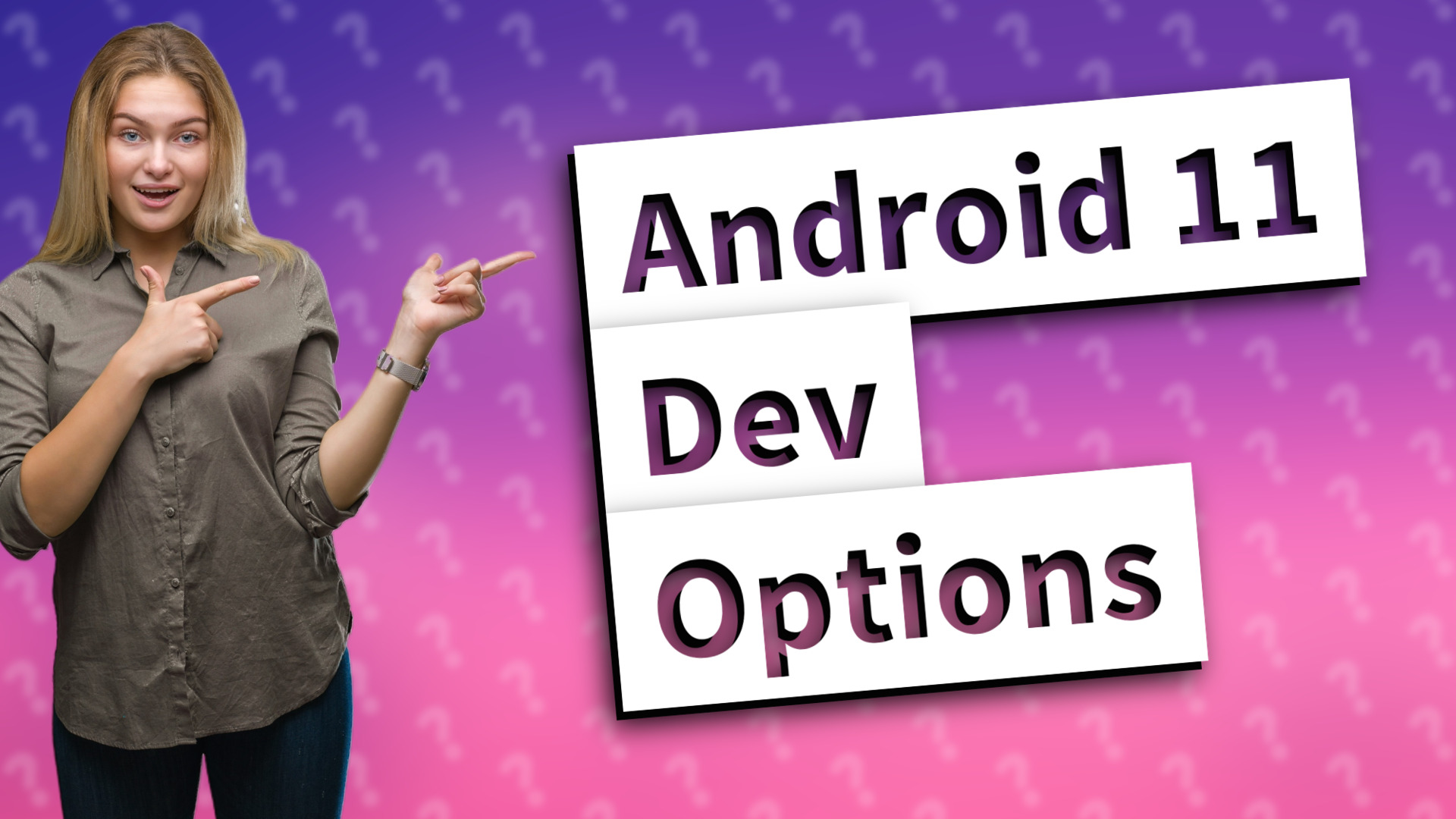 Android 11 Dev Options