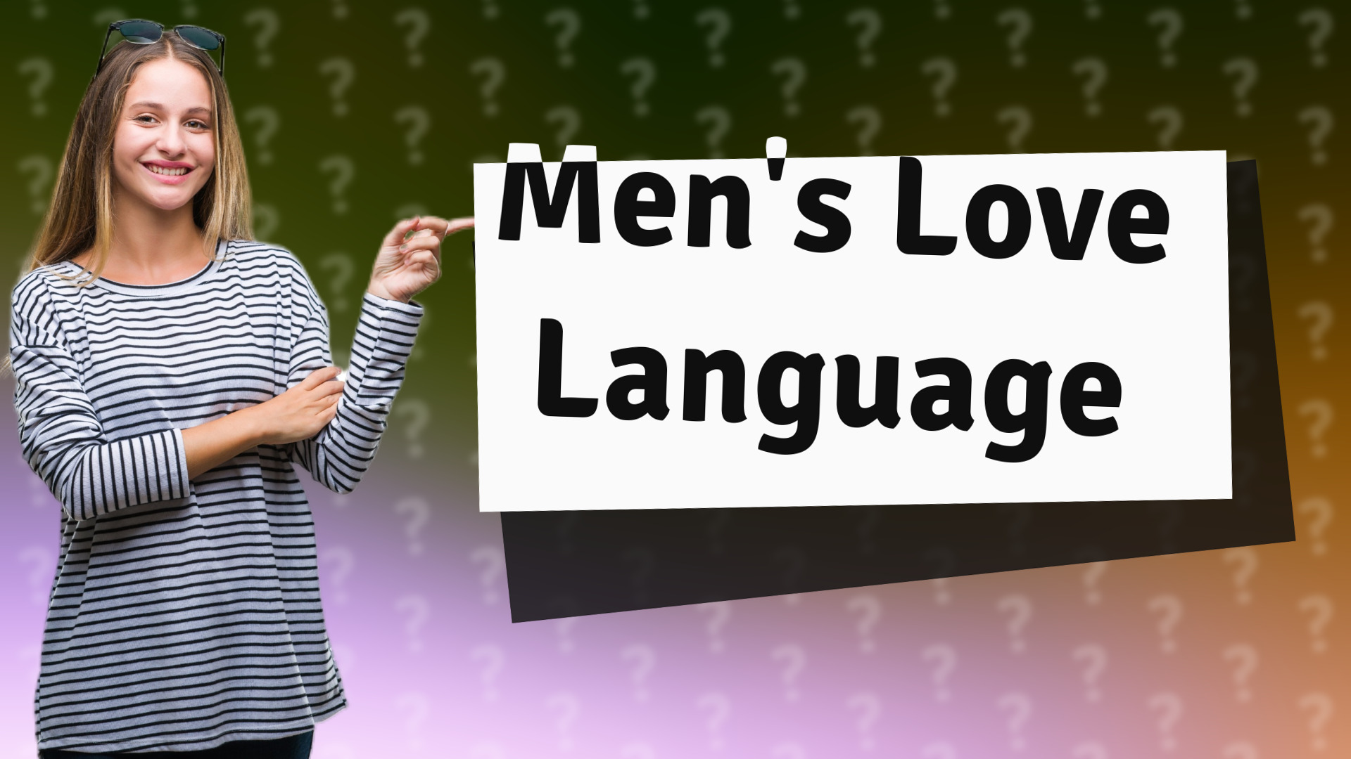 Men's Love Language