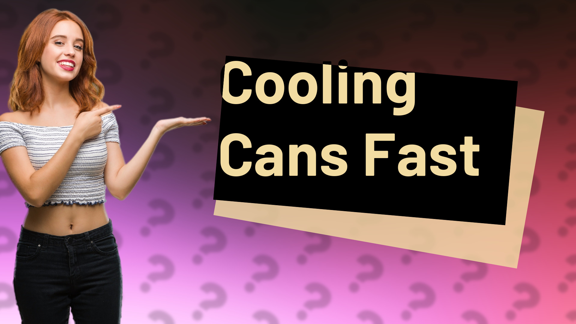 Cooling Cans Fast