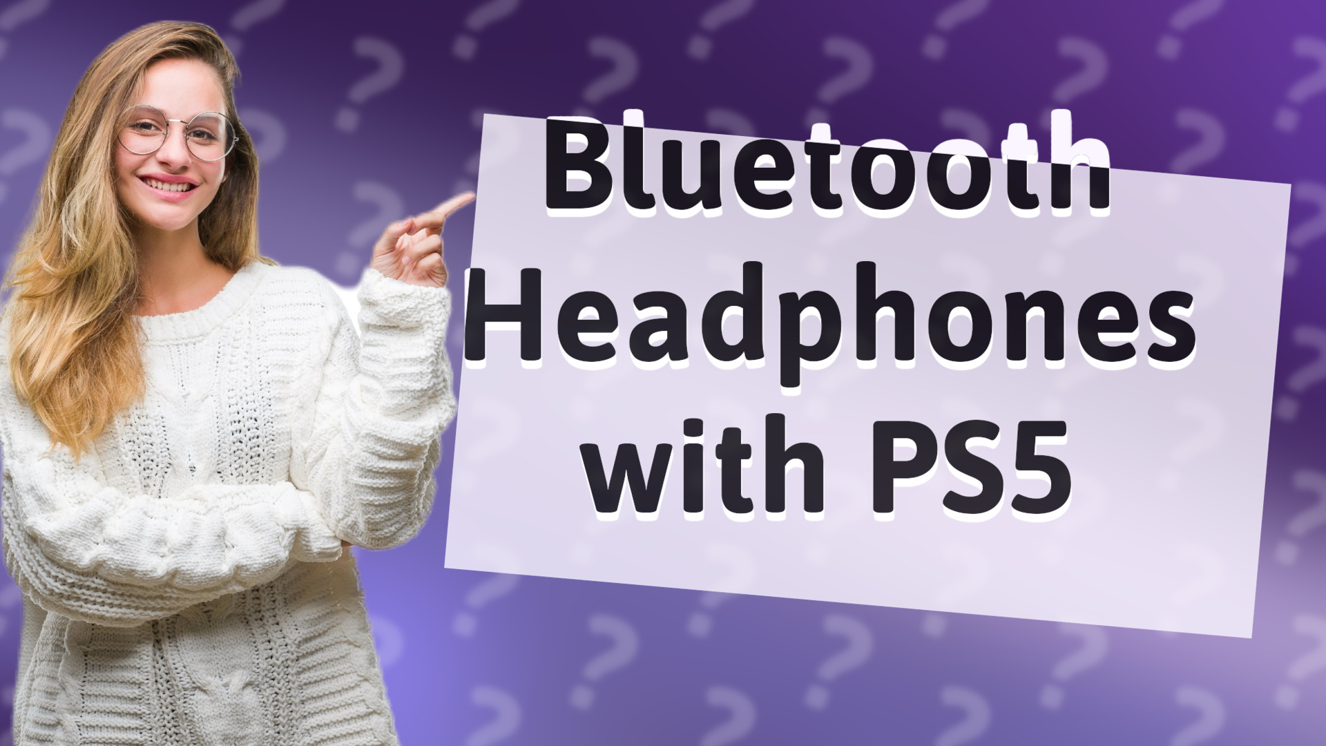 Bluetooth Headphones with PS5