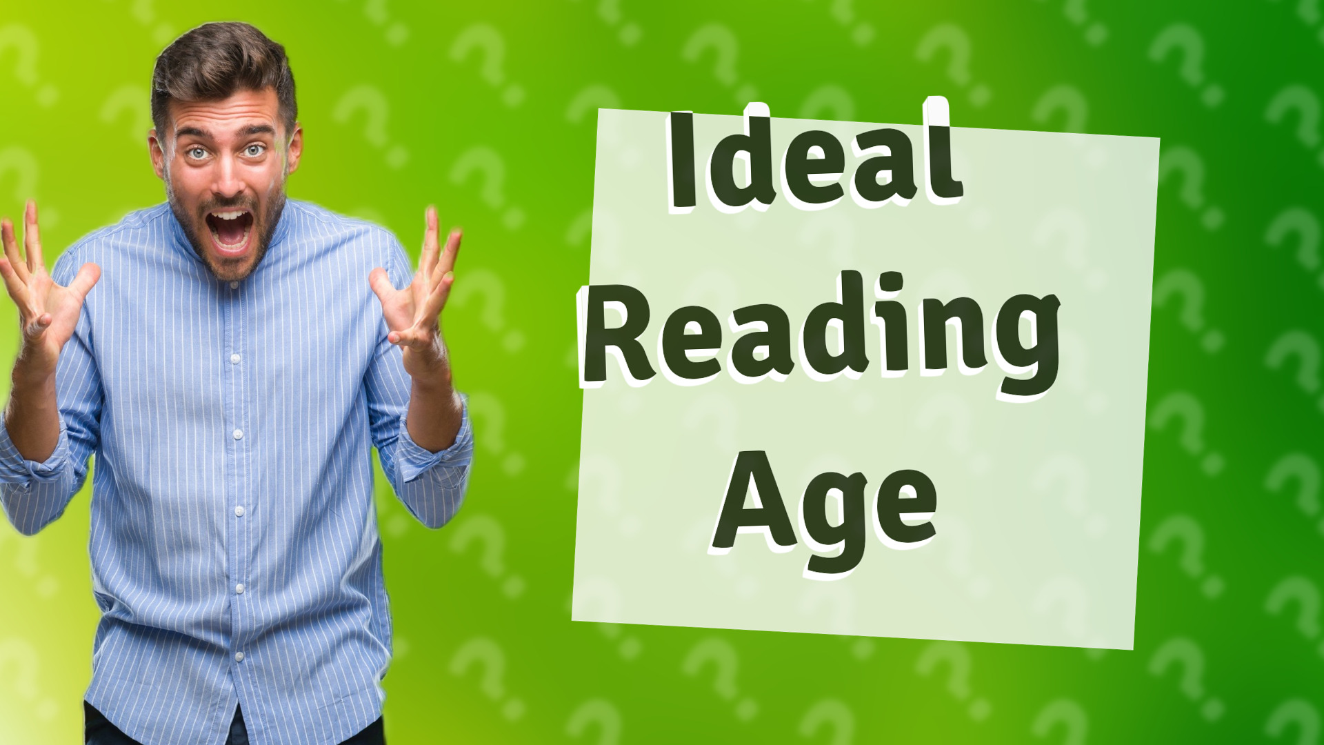 Ideal Reading Age