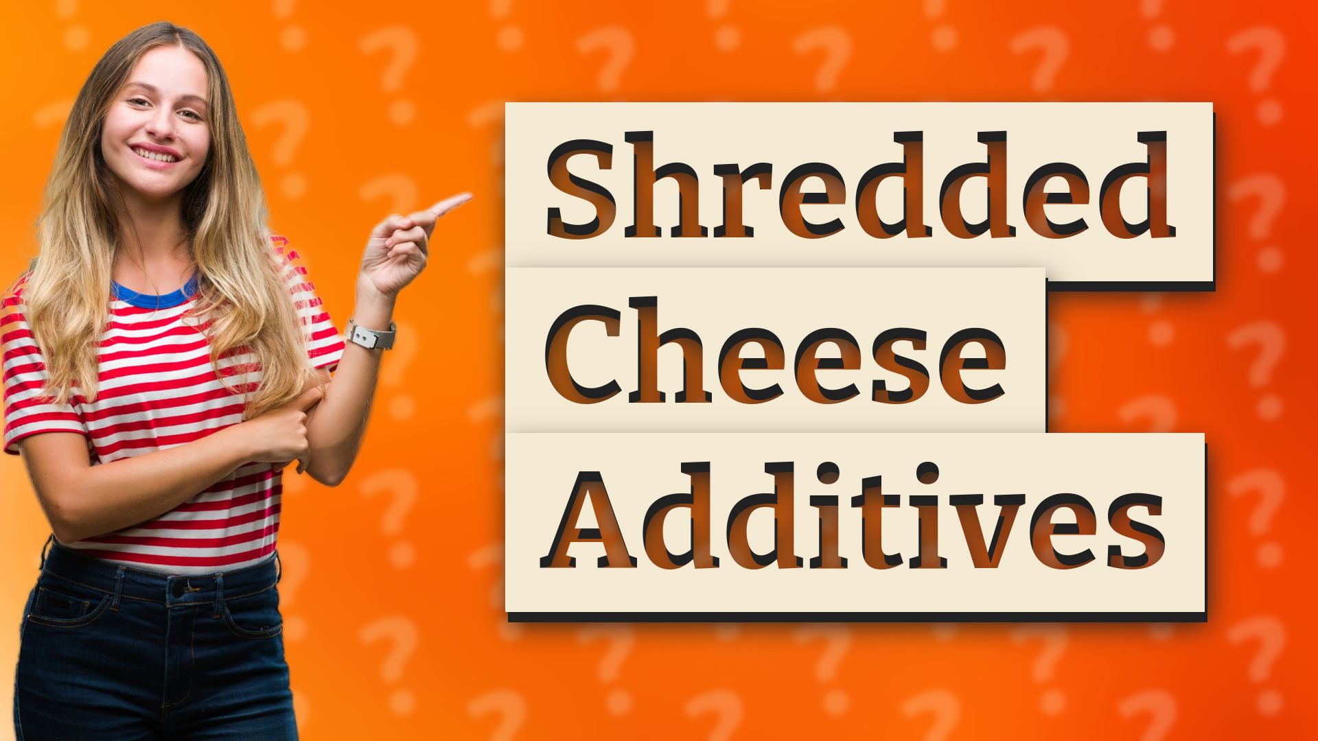 Shredded Cheese Additives