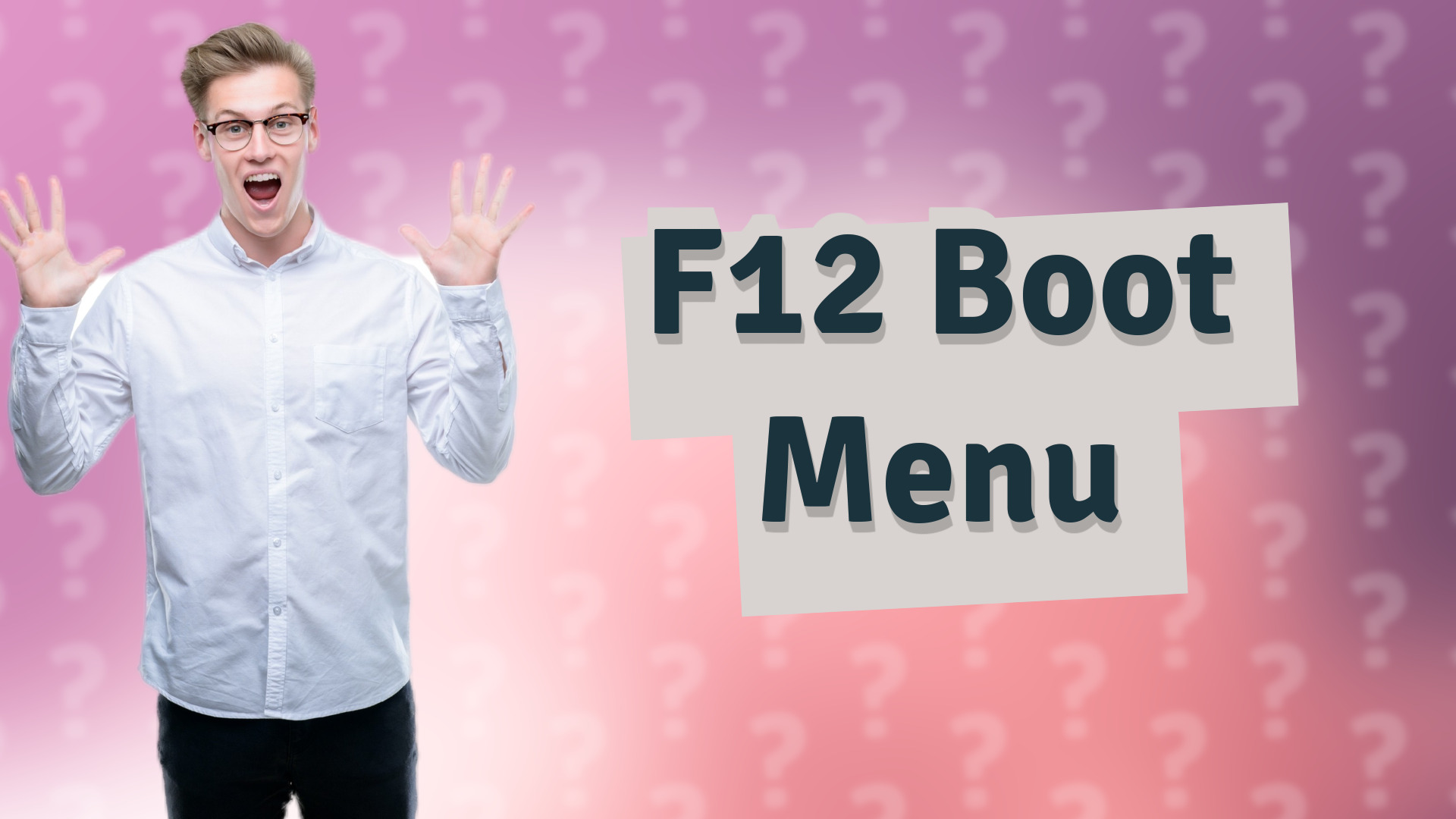 F12 Boot Menu