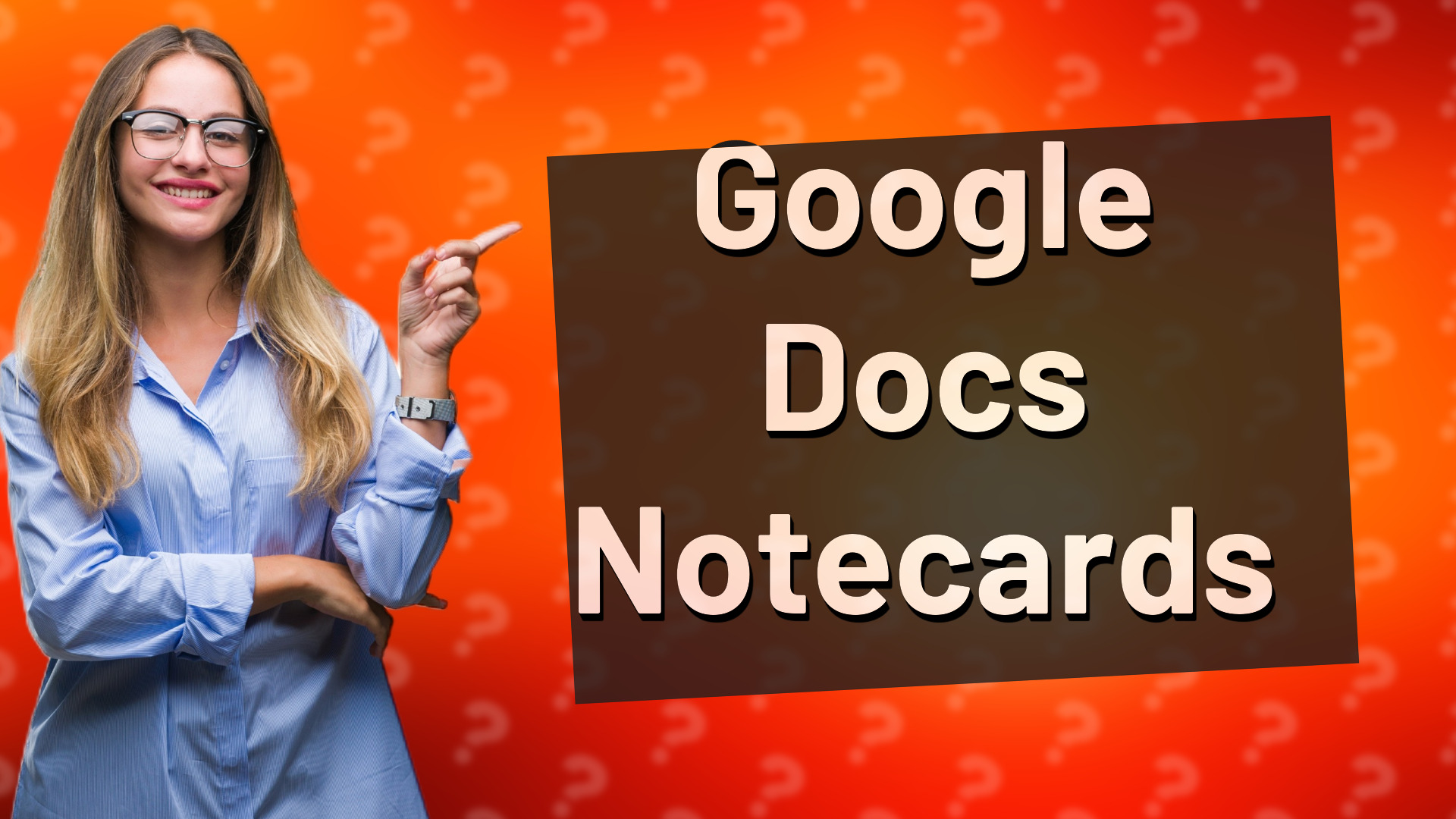 Google Docs Notecards