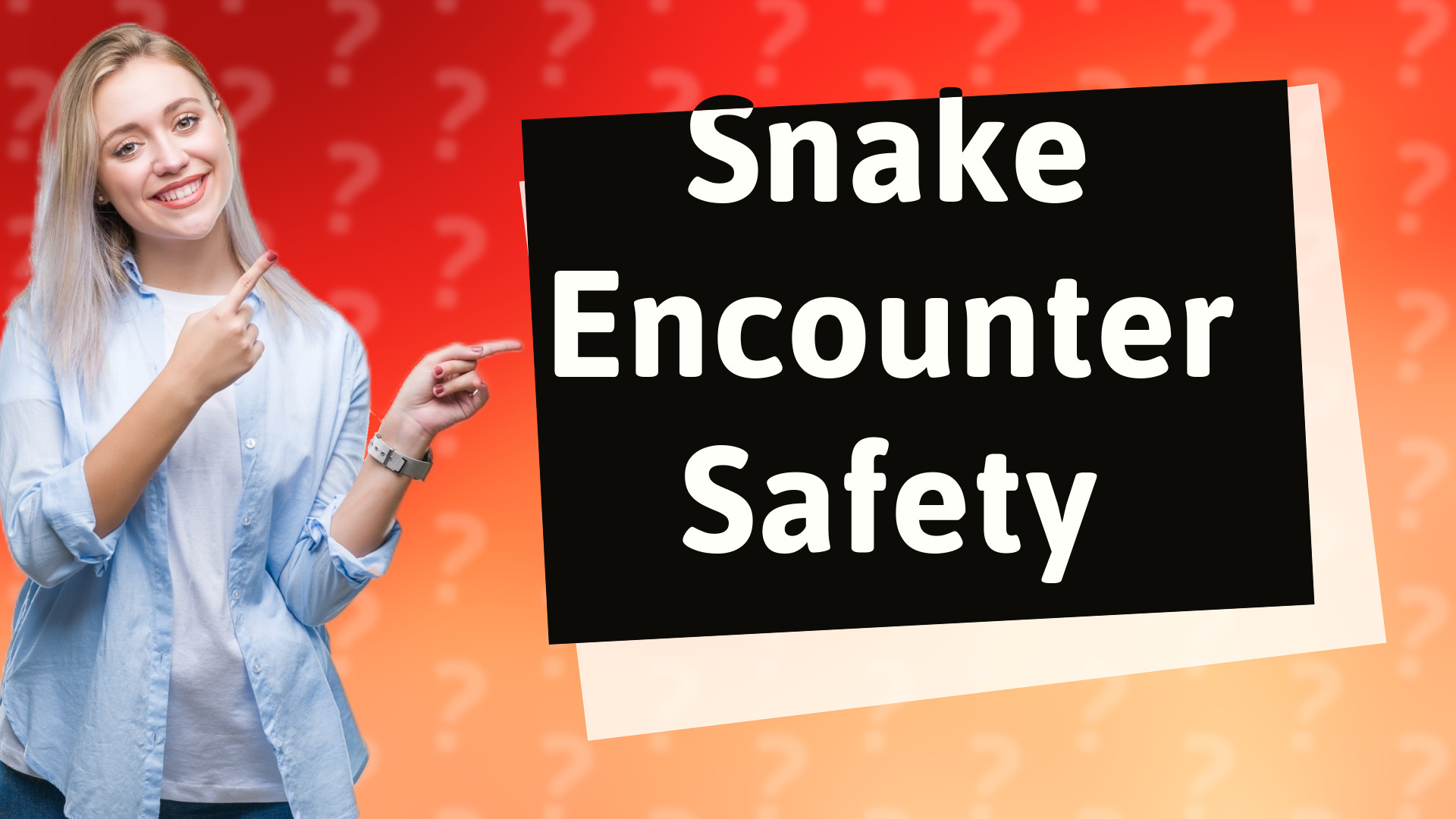 Snake Encounter Safety