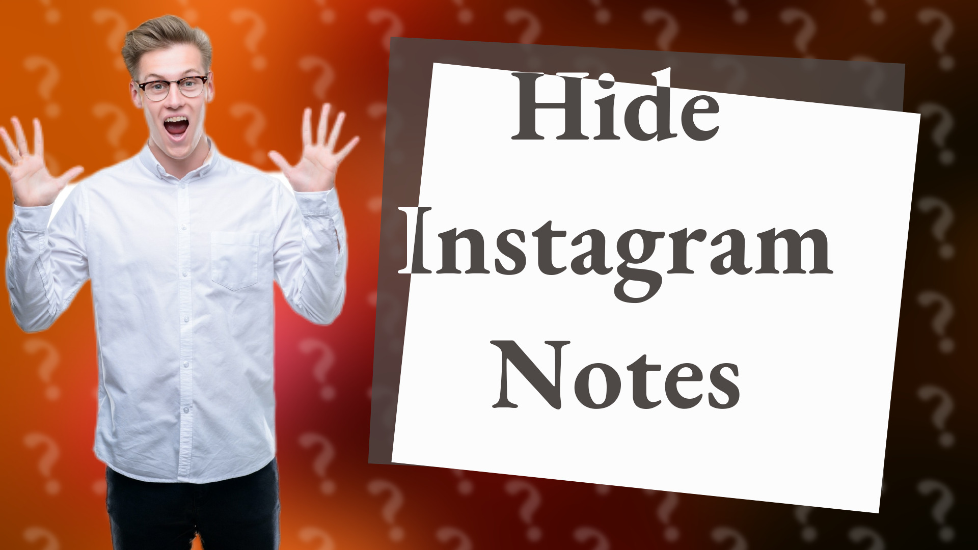 Hide Instagram Notes