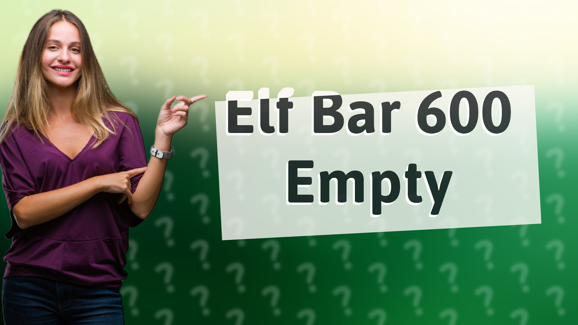 Elf Bar 600 Empty