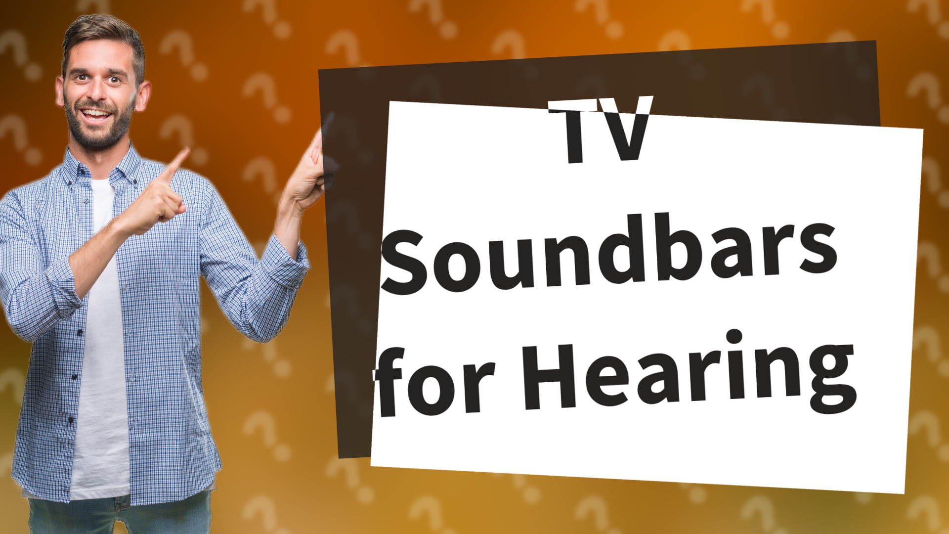TV Soundbars for Hearing