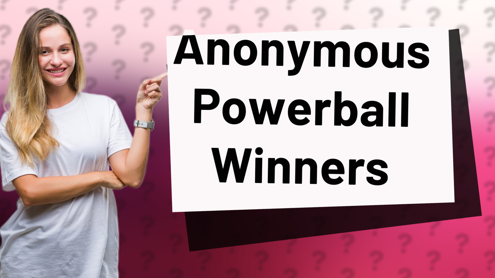Anonymous Powerball Winners