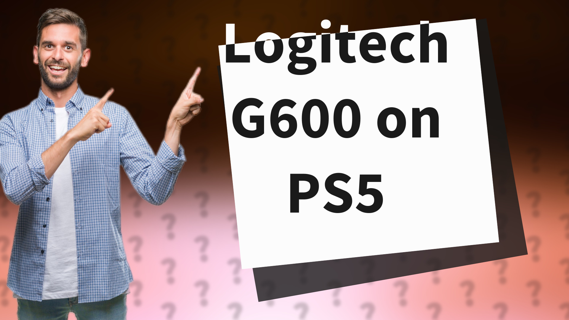 Logitech G600 on PS5