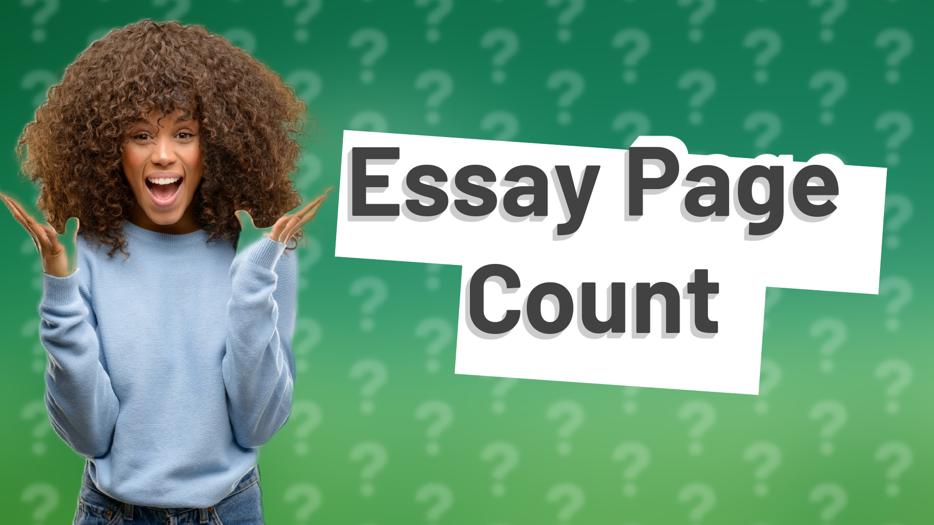 Essay Page Count
