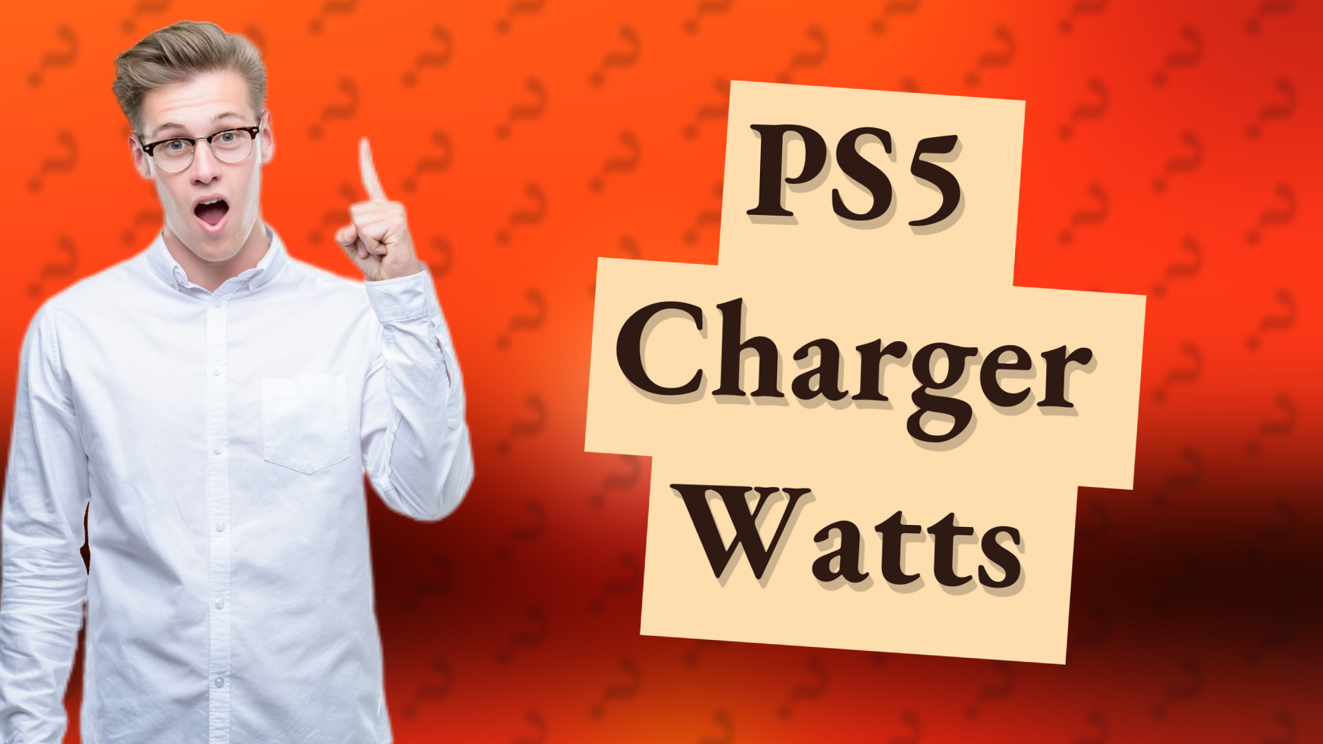 PS5 Charger Watts