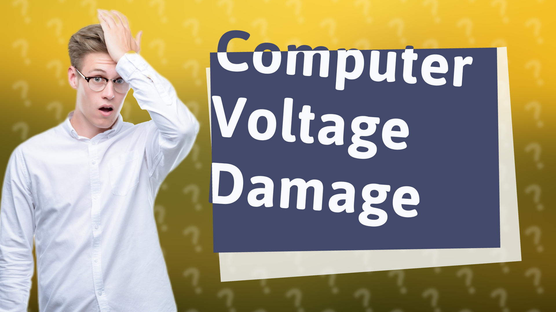 Computer Voltage Damage