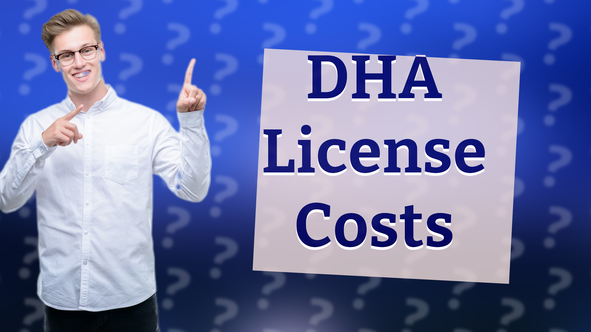 DHA License Costs