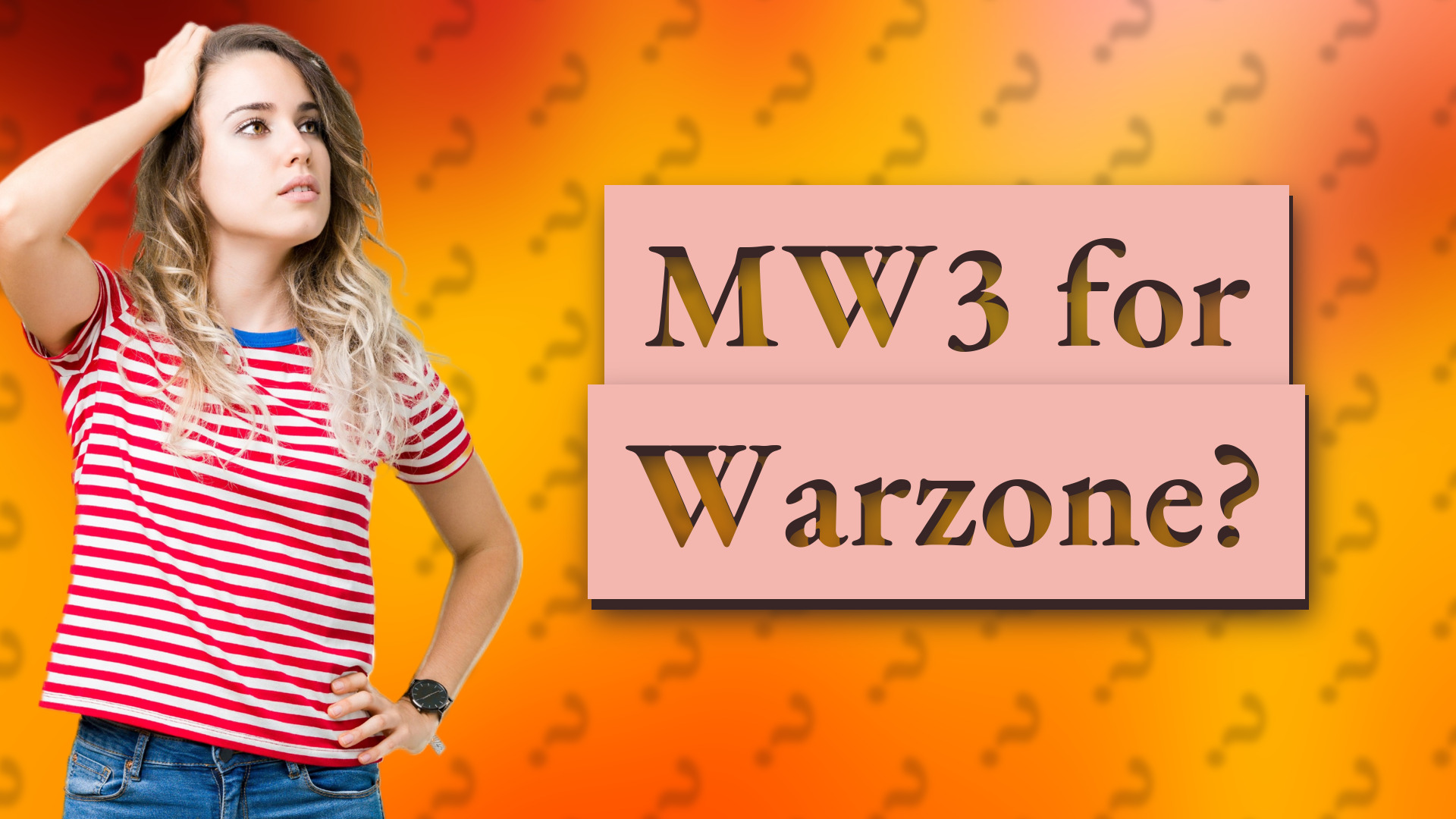 MW3 for Warzone?