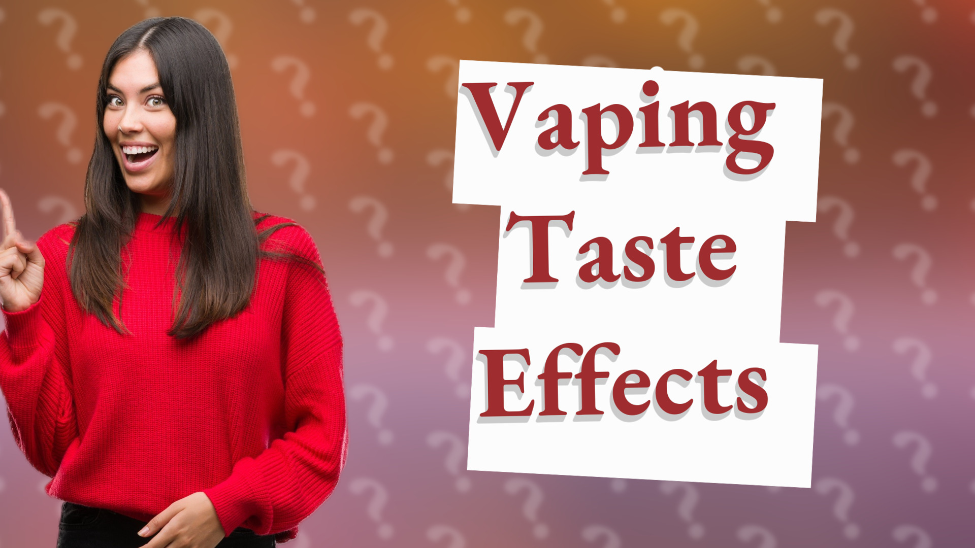 Vaping Taste Effects