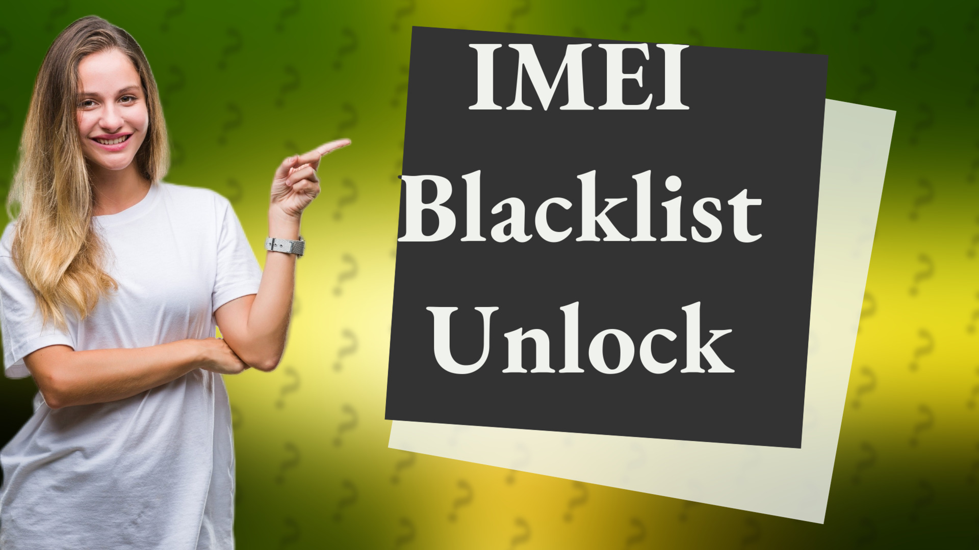 IMEI Blacklist Unlock