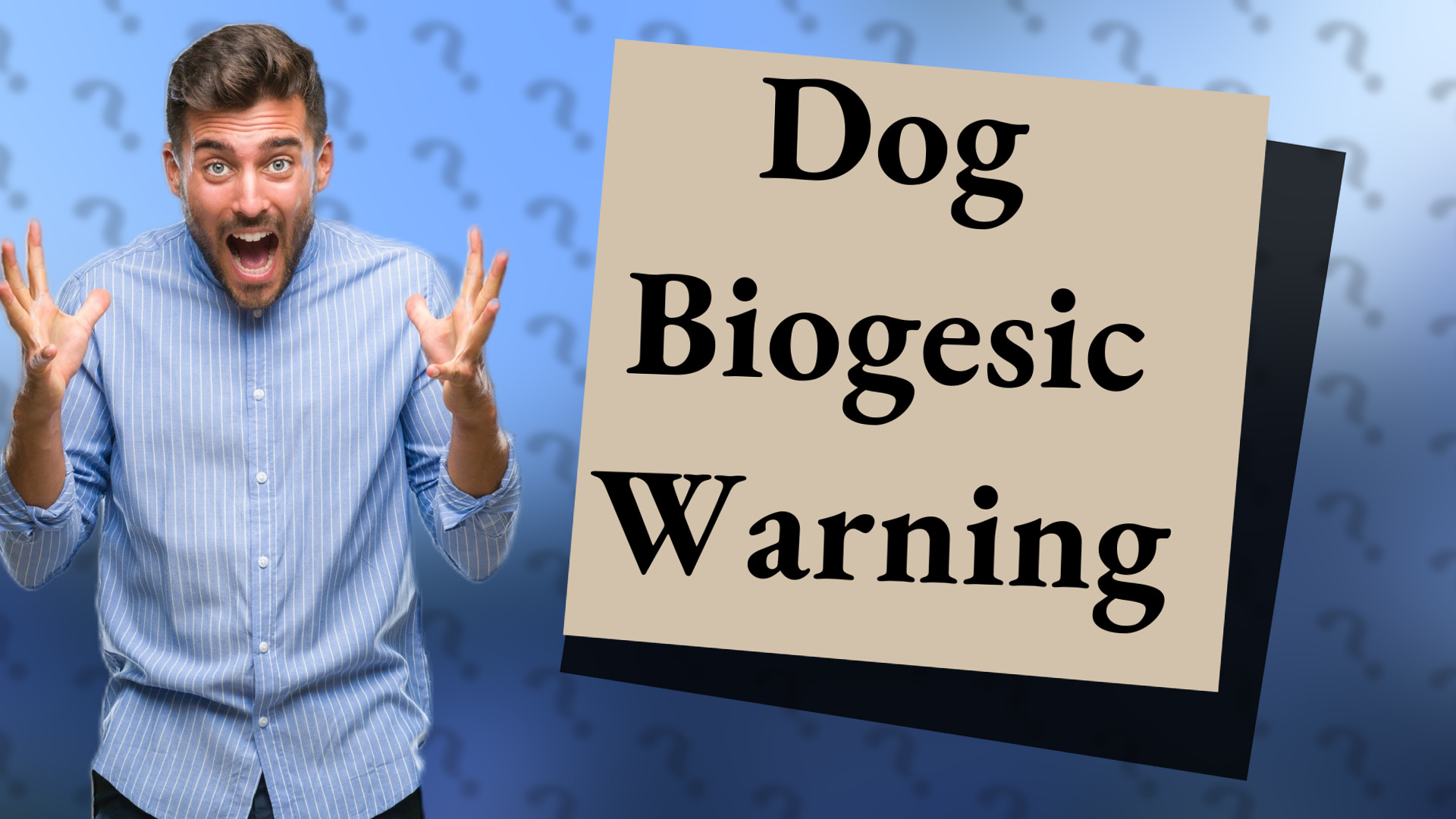 Dog Biogesic Warning