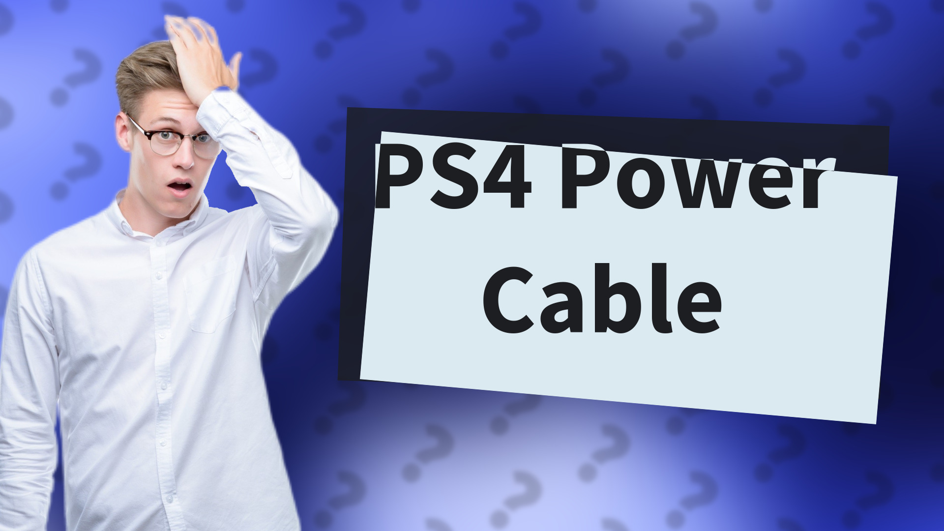 PS4 Power Cable